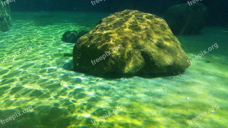 Underwater Water Under Diving Sea