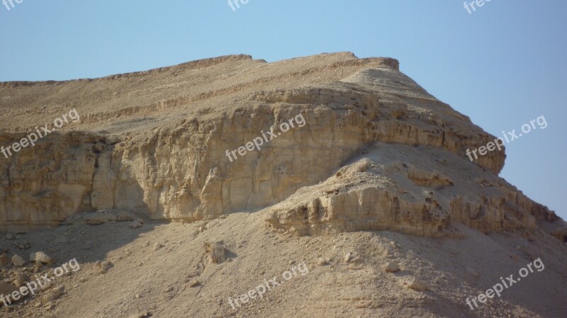 Desert Dead Sea Israel Landscape East