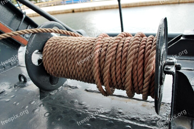 Rope Reel Ship Free Photos