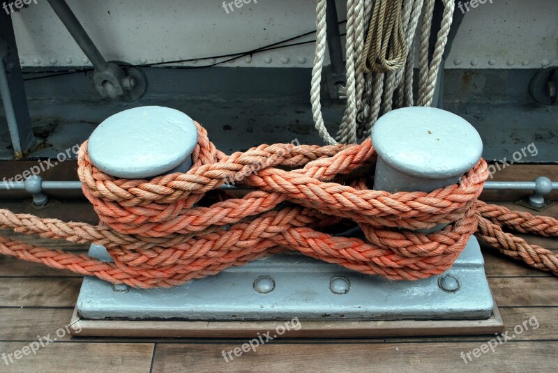 Rope Connecting Ship Free Photos