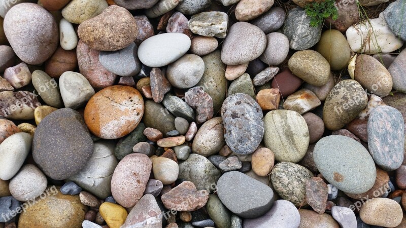 Pebbles Beach Stone Vacation Natural