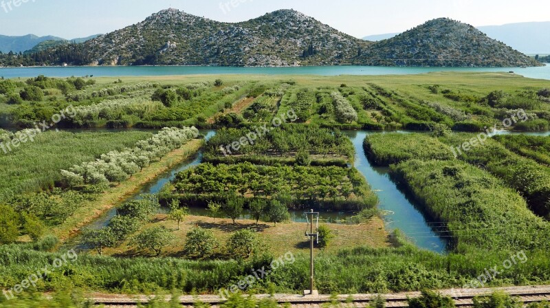 Neretva Estuary Irrigation Management Free Photos