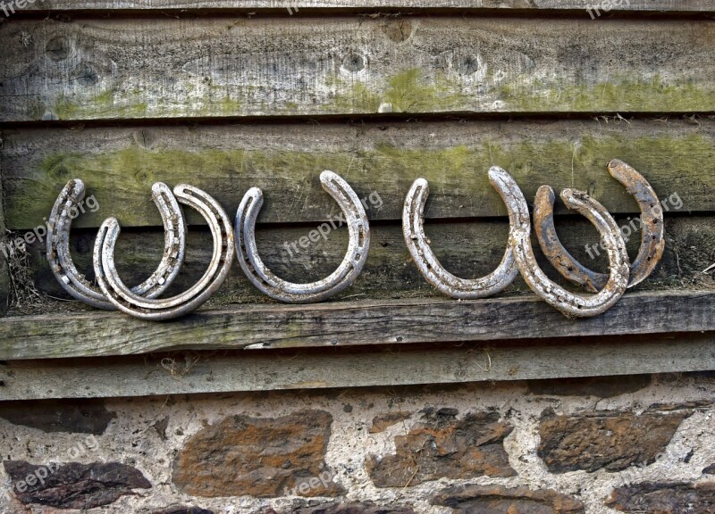 Horse Shoes Rusty Horse Horseshoe Luck