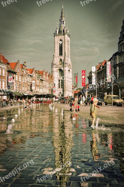 Tournai Belgium Place Belfry Free Photos