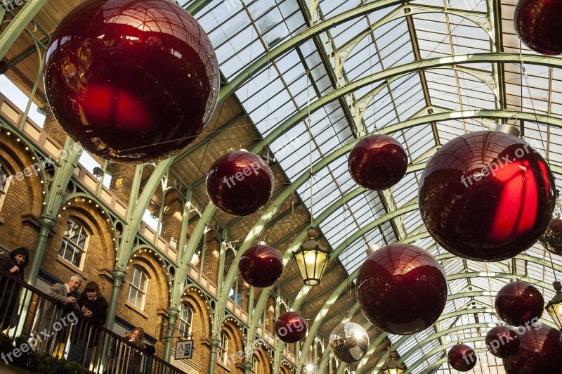 Christmas Decorations London Shop Decorations Christmas Balls Market Hall