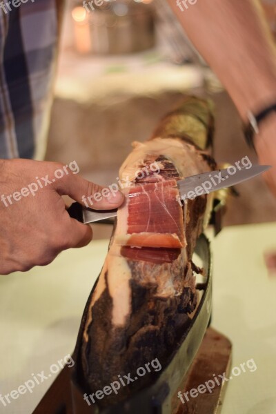 Meat Cut Knife Carve Prosciutto