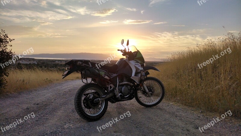 Motorcycle Kawasaki Klr 650 Dual Sport Enduro