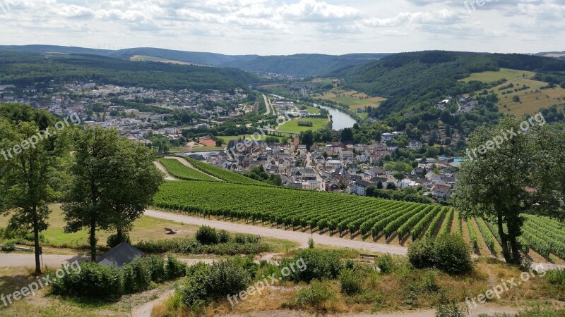 Germany Vineyards Summer Vacation View Free Photos