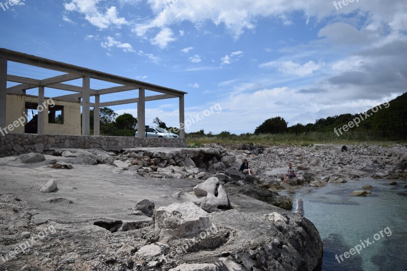 Sky Beach Desolate Water Nature