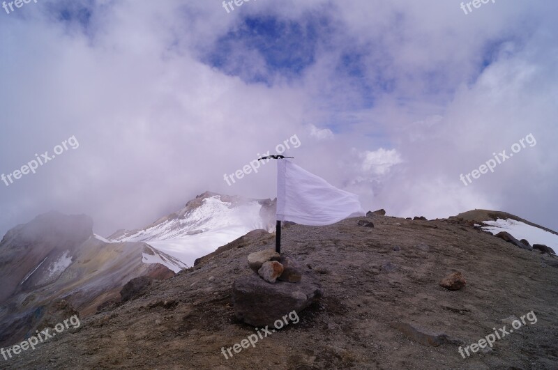 White Flag Summit Iztaccíhuatl Mountain Mountaineering