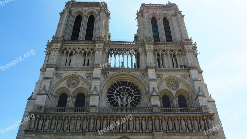 Paris Notre Dame Church Dom Free Photos