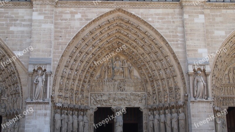 Paris Notre Dame Church Dom Free Photos