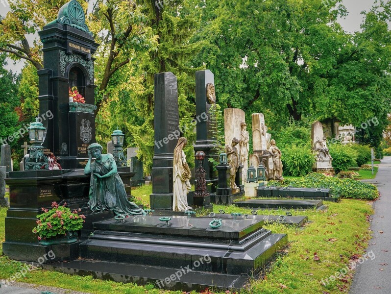 Vienna's Central Cemetery Vienna Central Cemetery Graves Christian