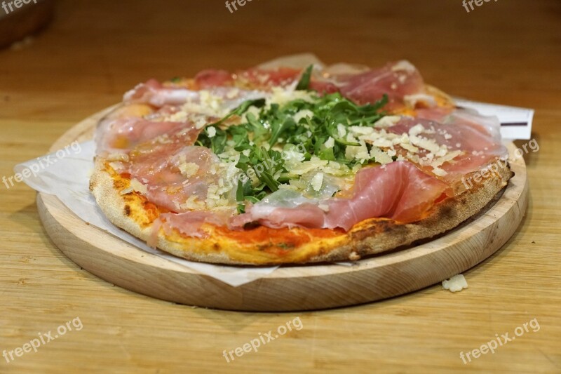 Pizza Italy Eat Meat Food Halls