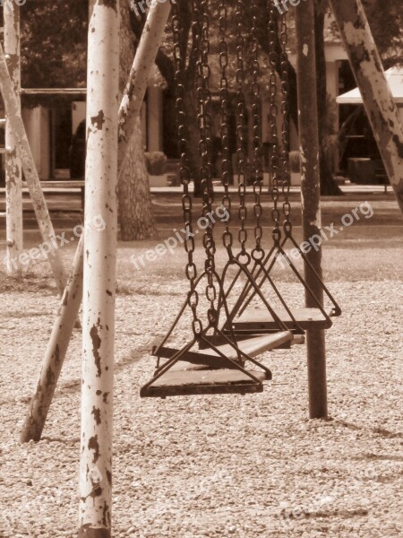 Hammocks Park Sepia Free Photos