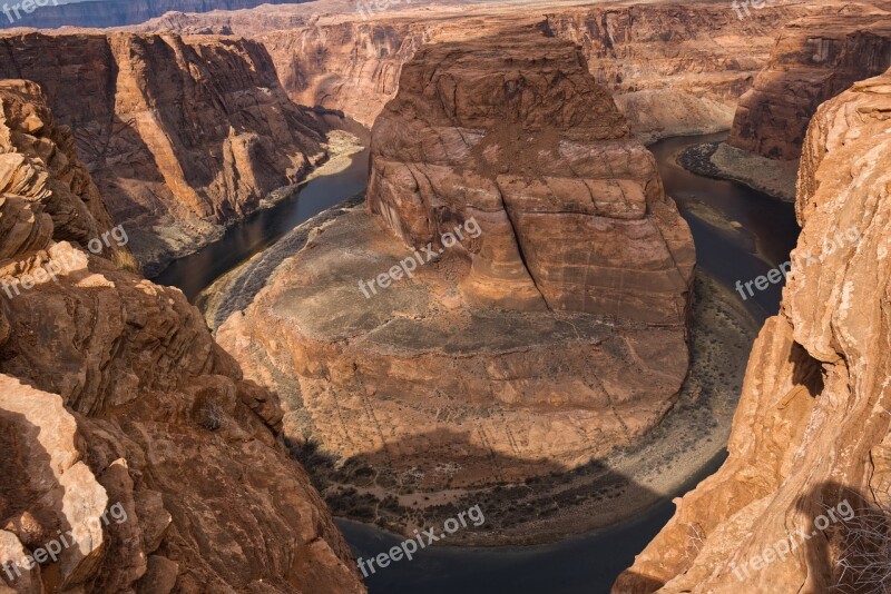 Horse Horseshoe Horseshoe Bend Rock Rocks