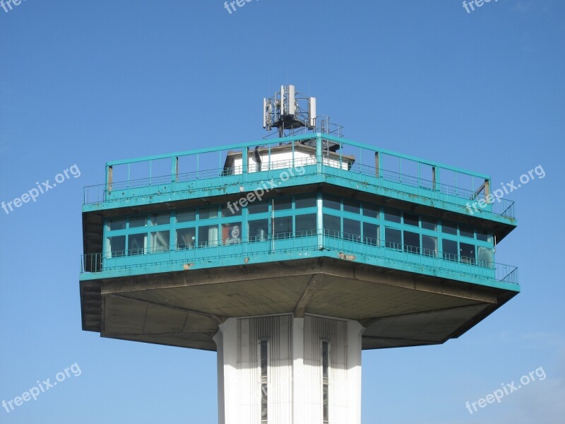 Architecture Observation Station Motorway Sky