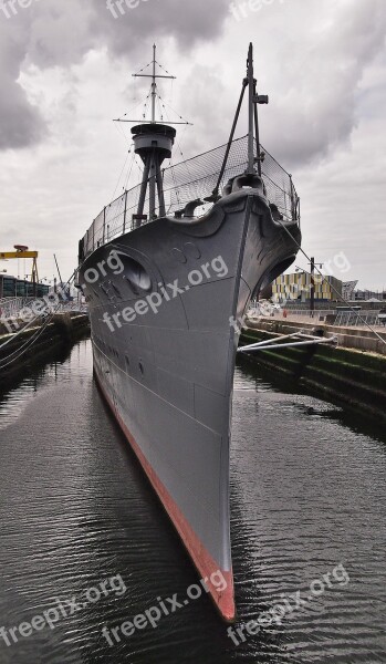 Hms Caroline Light Cruiser Ship Museum Belfast