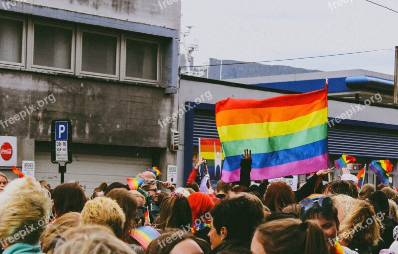 Rainbow Pride Parade Lgbt Symbol