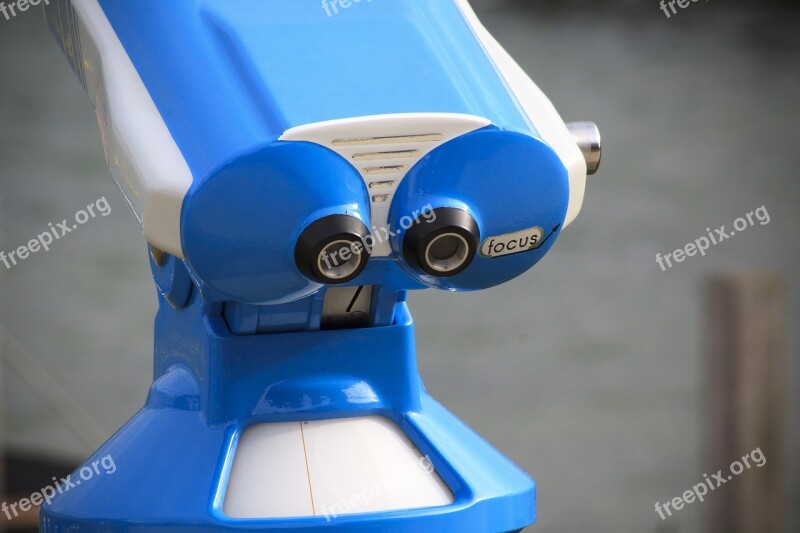 Binoculars Focus Chiemsee Face Glass