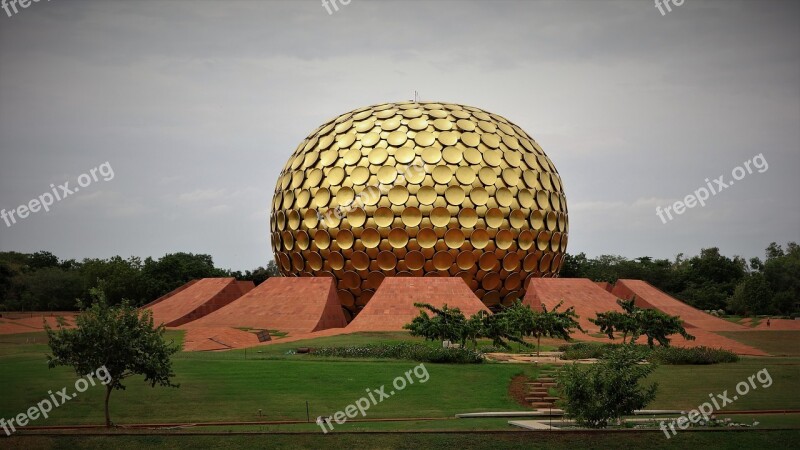 Matrimandir Meditation Auroville India Pondicherry