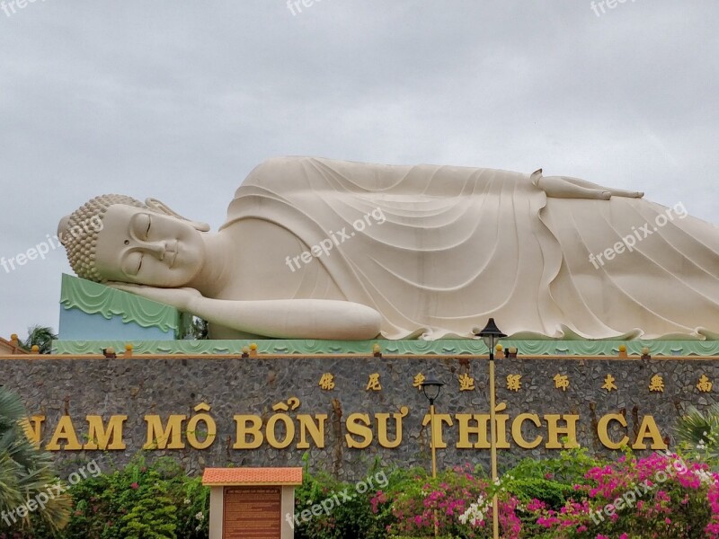 Temple Viet Nam Asia Statue Buddha