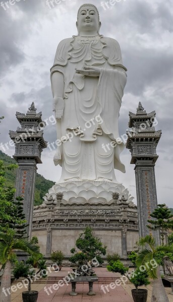 Temple Viet Nam Asia Statue Buddha