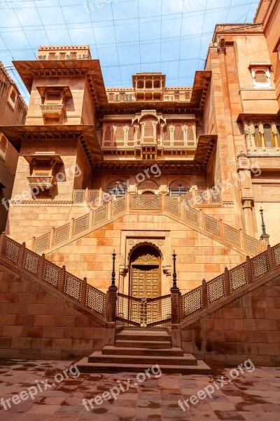 Junagarh India Bikaner Palace Old