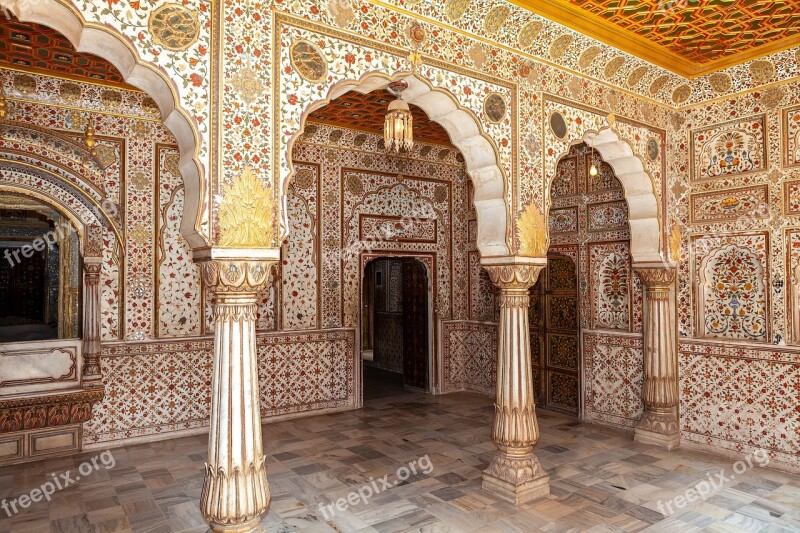 Bikaner India Palace Architecture Old