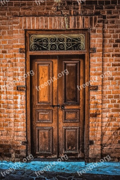 Door Old Wooden Decay Architecture