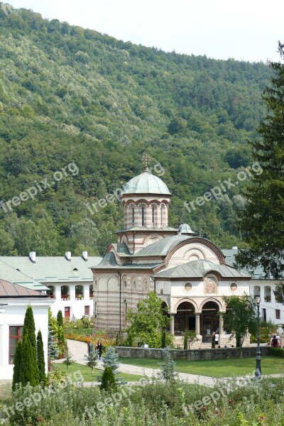 Monastery Cozia Architecture Church Calimanesti