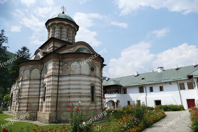 Monastery Cozia Architecture Church Calimanesti