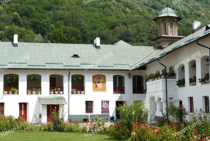 Monastery Cozia Architecture Church Calimanesti