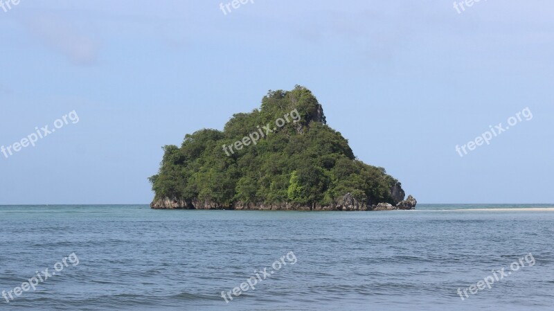 Island Ocean Isolated Deserted Island Free Photos