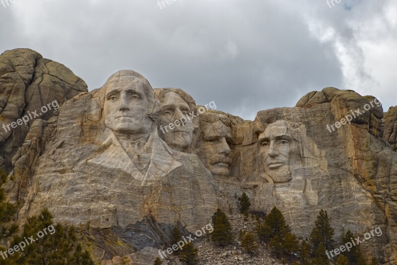 Mt Rushmore Presidents Usa America