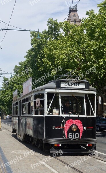 Tram Electric Classic Retro Vintage