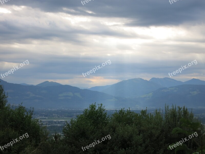 Mountains Landscape Alpine Salzburg Sky