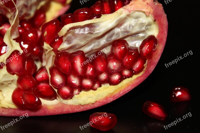 Pomegranate Granaatappel Fruit Red Nature