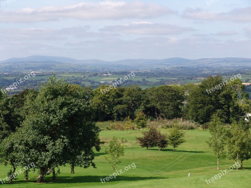 Golf Course Lee Valley Ireland Wide Hill