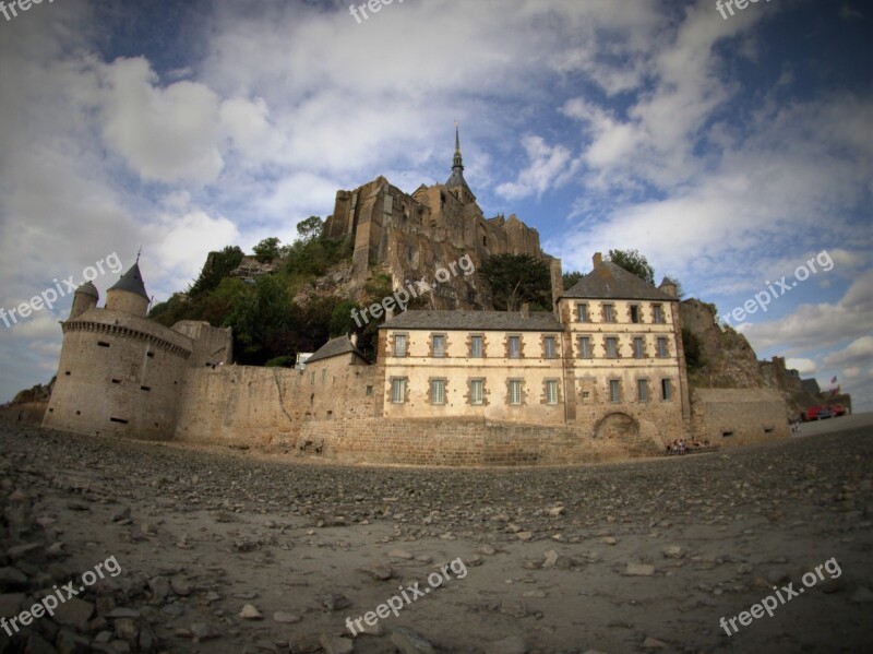 Le Mont Saint Michel Places Of Interest France Monastery Landmark