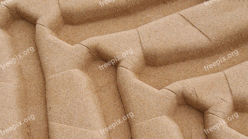 Sand Traces Reprint Structure Free Photos