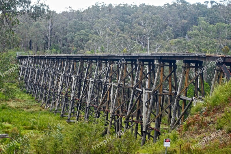 Trestles Bridge Classic Wooden Architecture