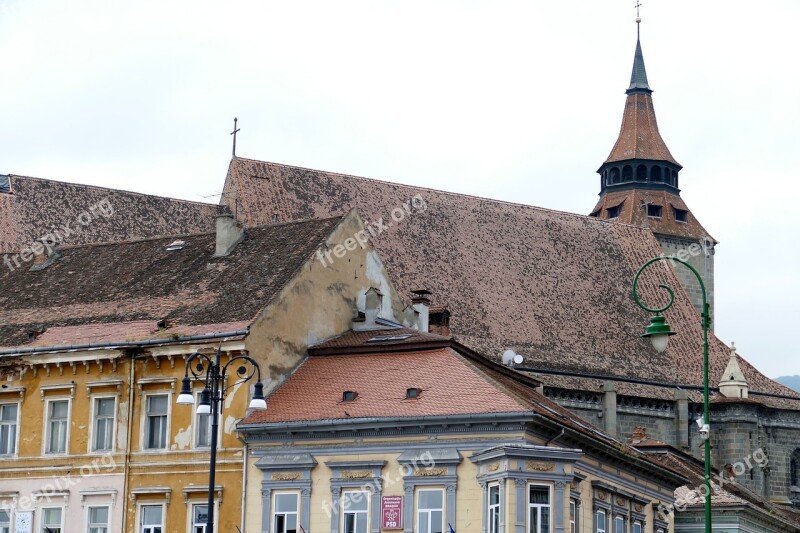 Brasov Transylvania Romania Architecture Carpathian Mountains