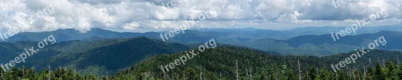 Smoky Mountains Mountains Panorama Tennessee Free Photos