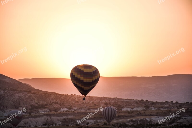 Baloon Turkey Cappadocia Tourism Nature