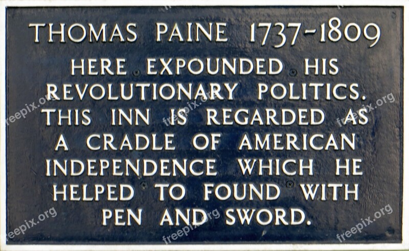 Thomas Paine Lewis Pub Historic