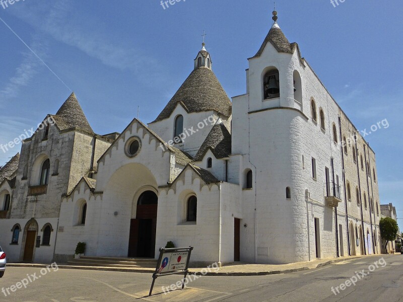 Building Alberobello Roof Conical White