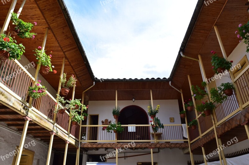 Colombia Retro Vintage Balcony Old