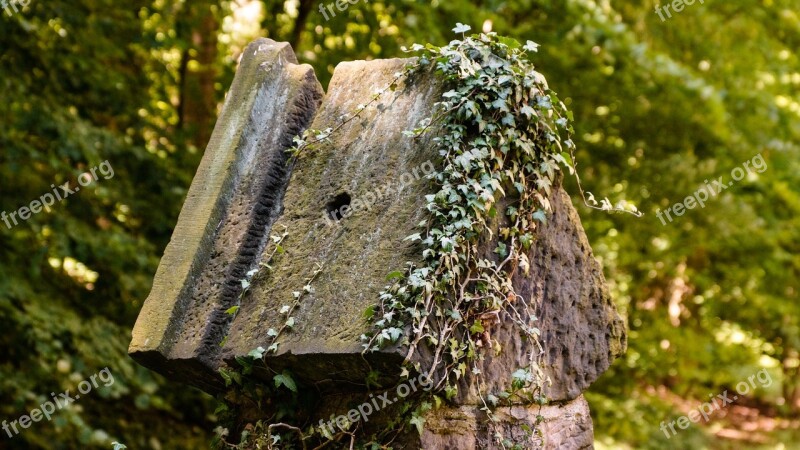 Ruin Stone Gate Portal Overgrown