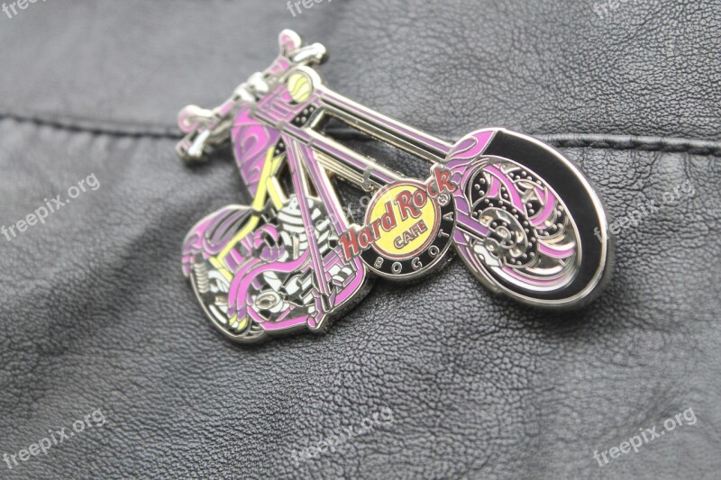 Pin Badge Bike Hard Rock Cafe Free Photos